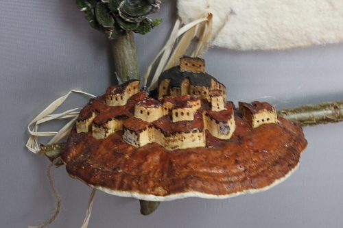 Burg aus Zunderschwamm