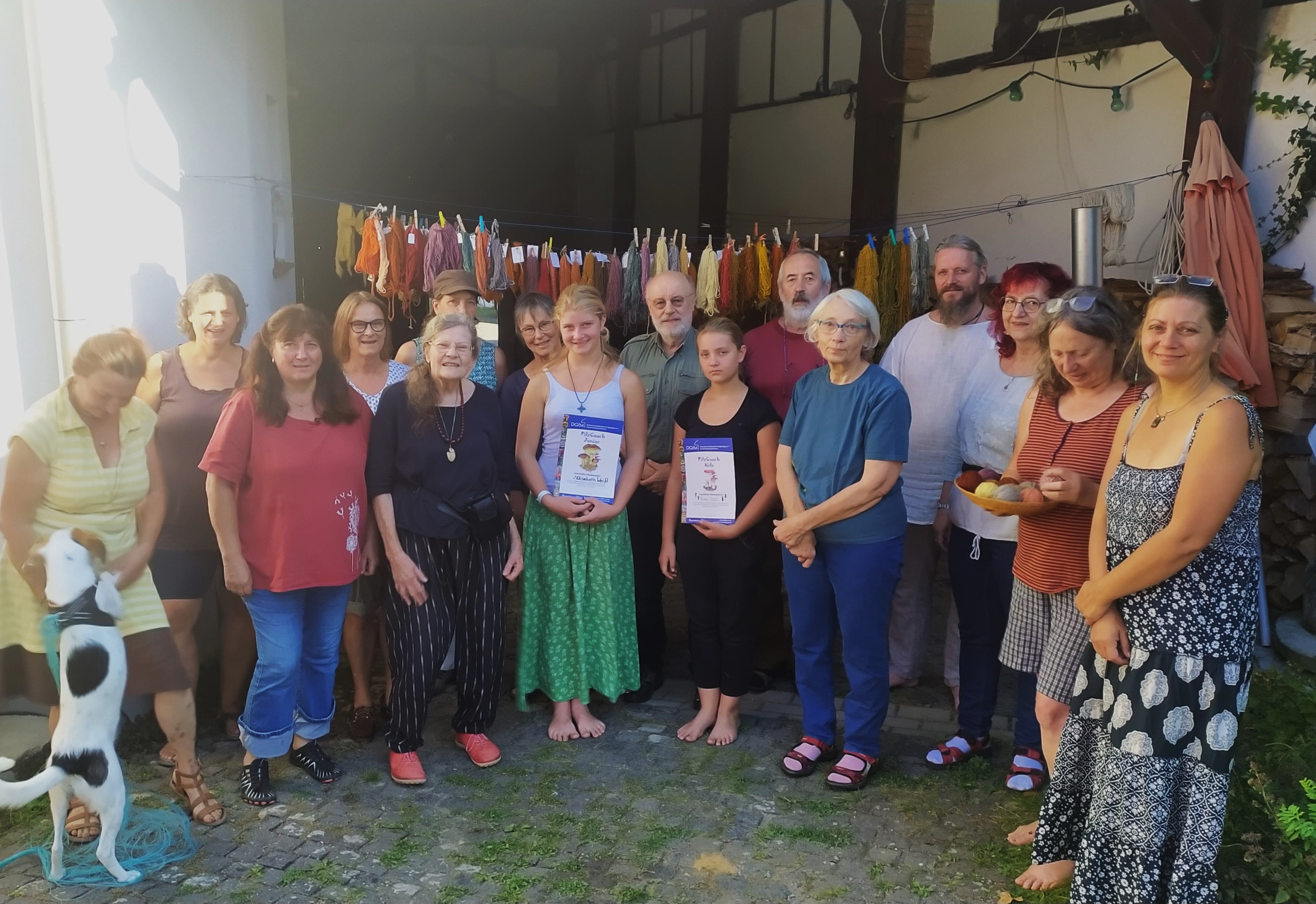 das war unsere ganze Gruppe