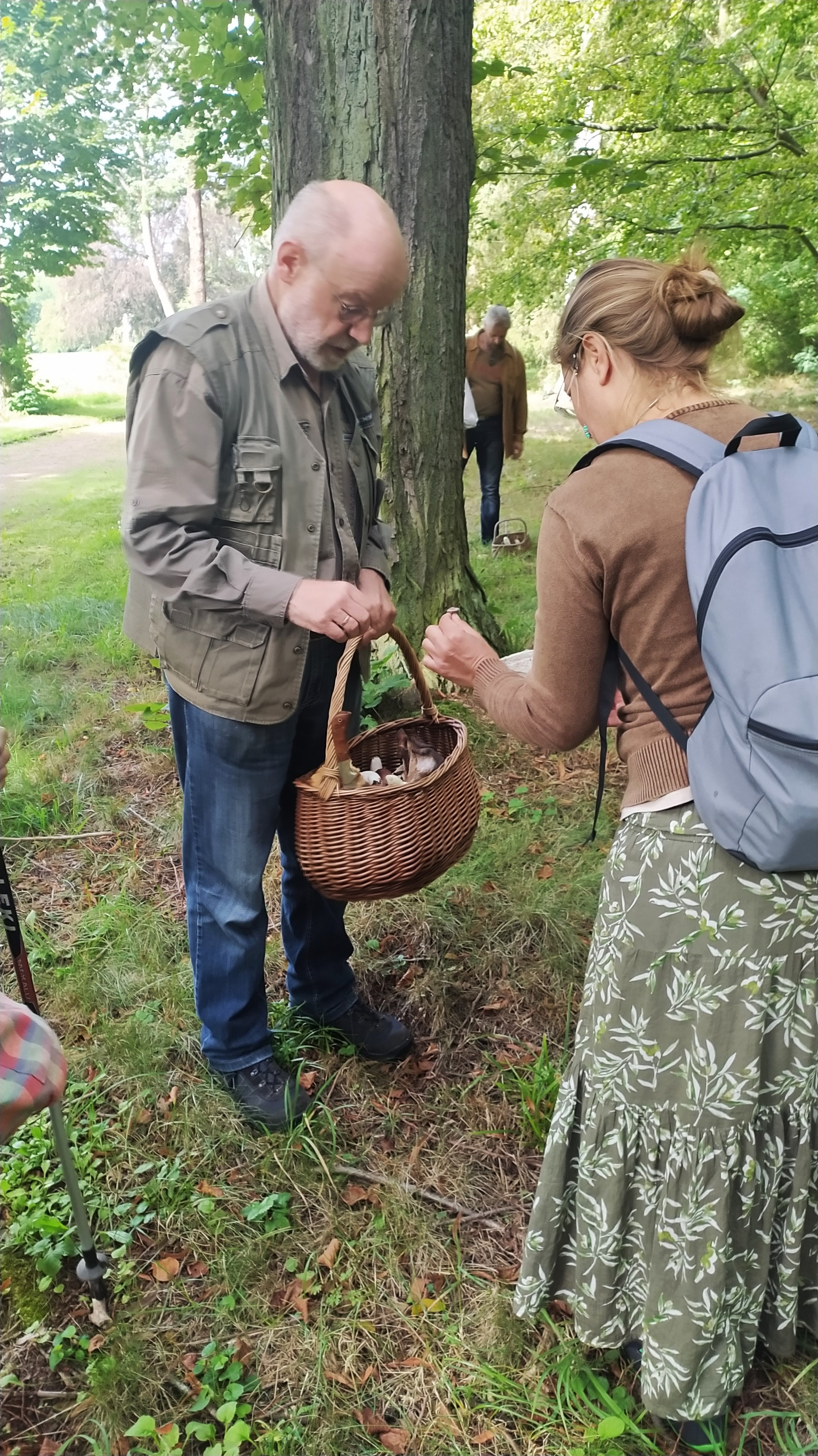 der Exkursionsleiter Wolfgang Friese