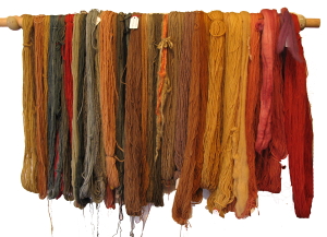 pilzgefärbte Wolle in vielen Farben